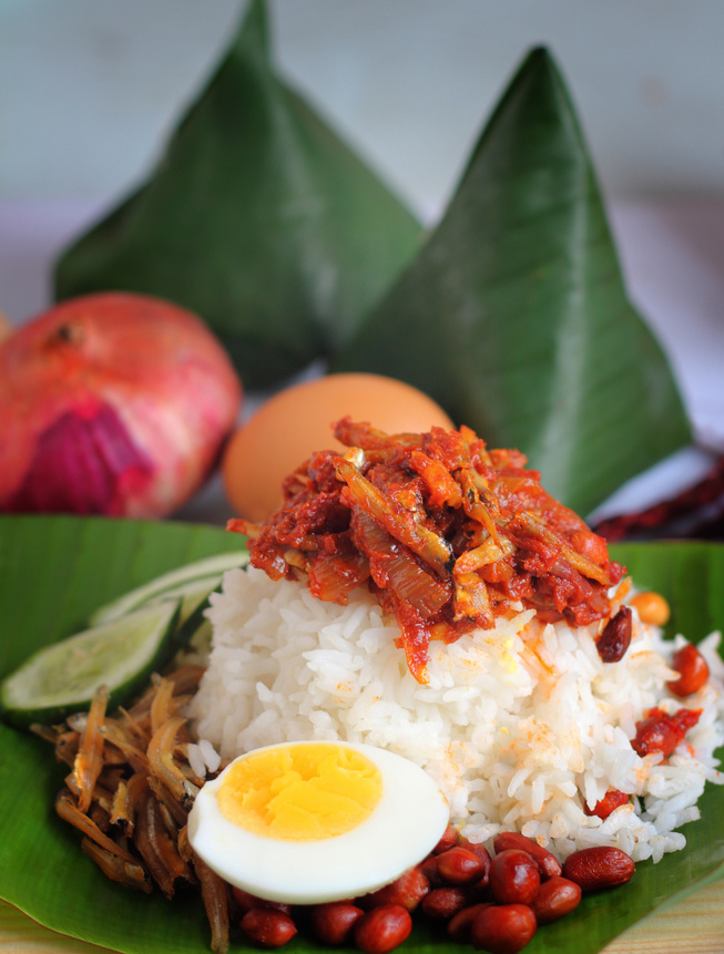 Malaysia food nasi lemak